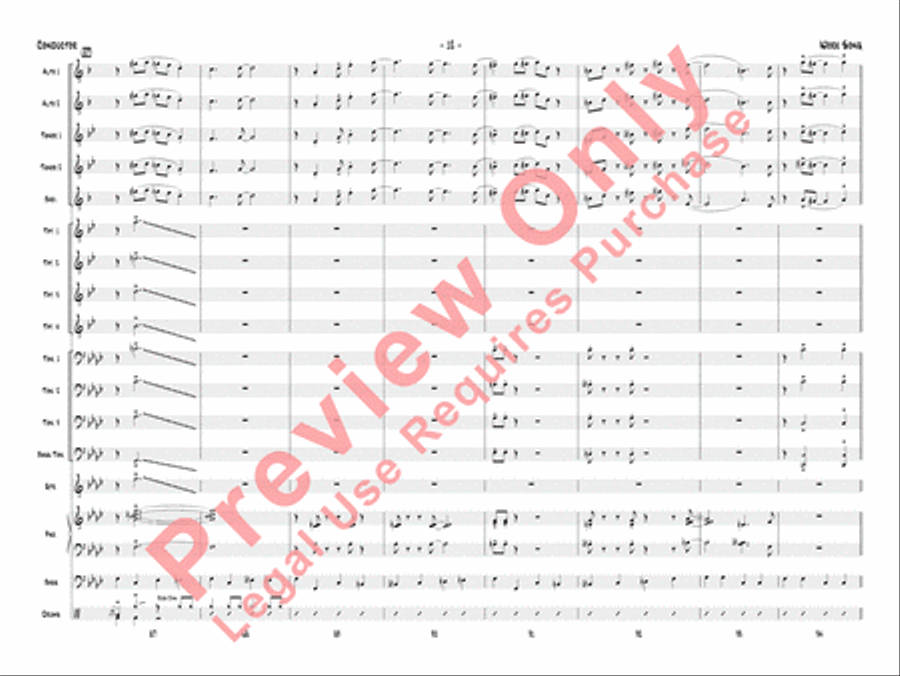 Work Song Jazz Ensemble scores gallery preview page 15