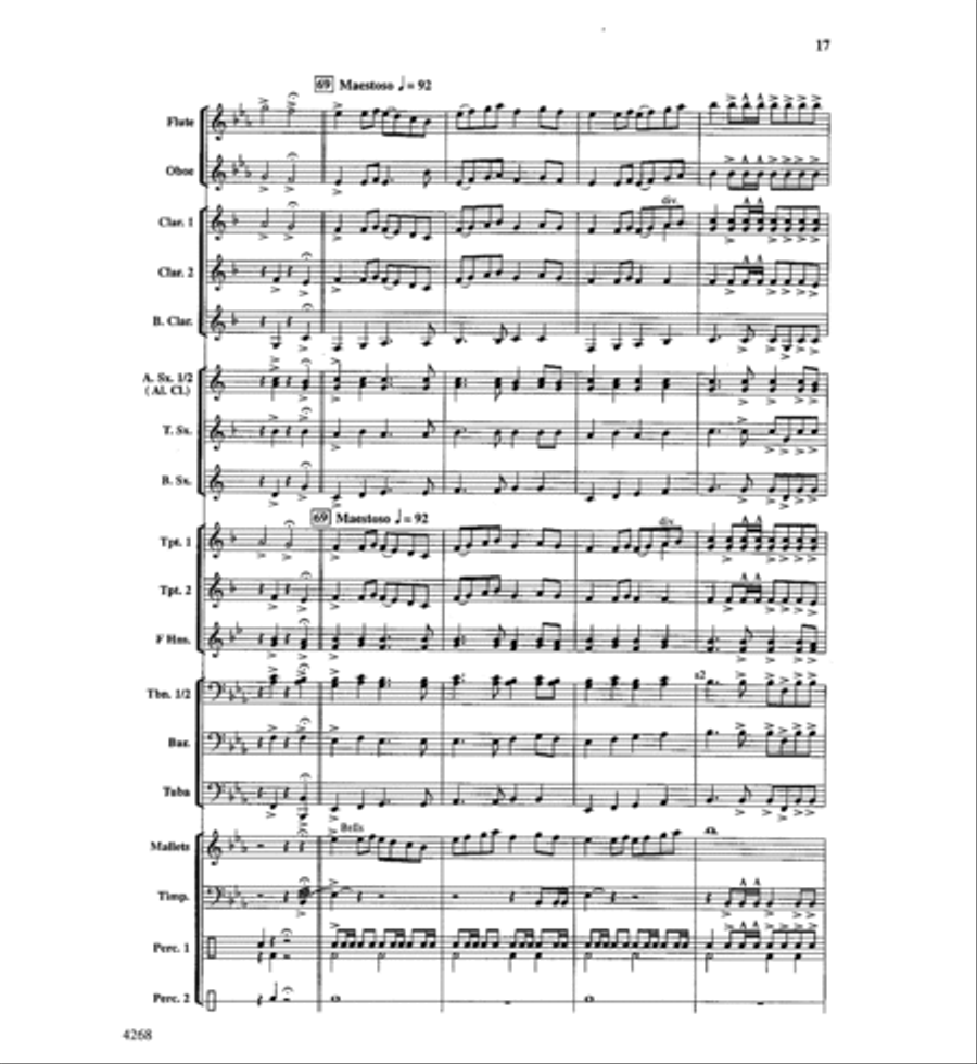 Winchester Chronicles Winchester Chronicles Concert Band scores gallery preview page 16