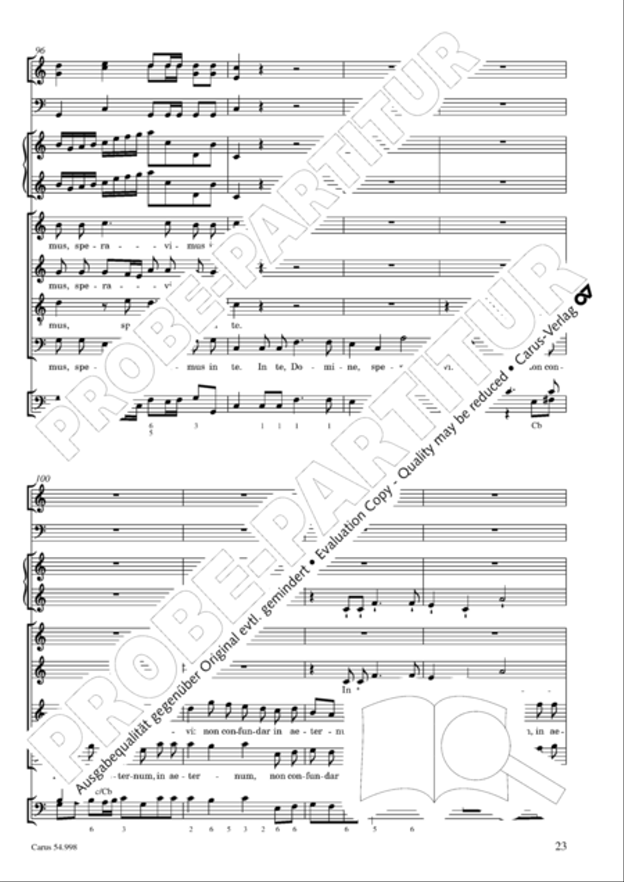 Te Deum in C 4-Part scores gallery preview page 24
