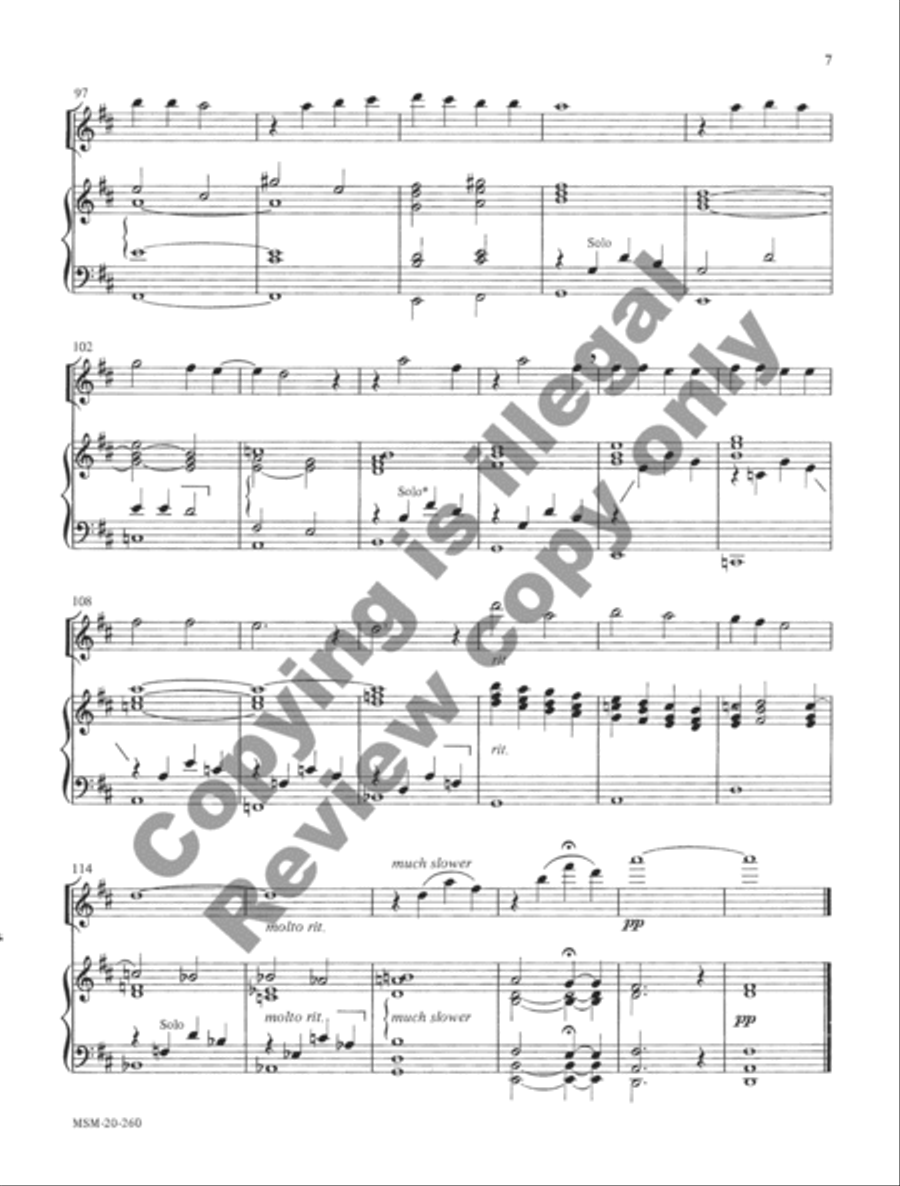 An Epiphany Prelude for Flute and Organ Flute Solo scores gallery preview page 11