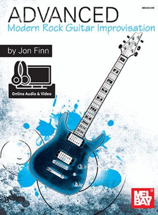 Book cover for Advanced Modern Rock Guitar Improvisation