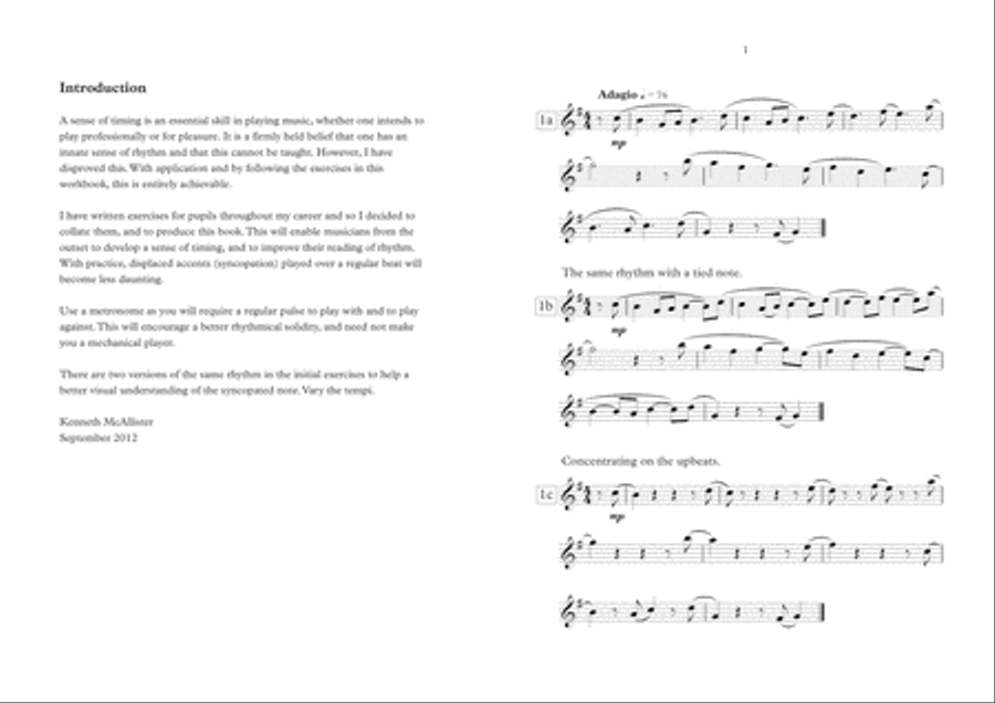 Rhythm Reader for Saxophone Saxophone scores gallery preview page 3