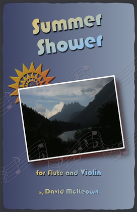 Book cover for Summer Shower for Flute and Violin Duet