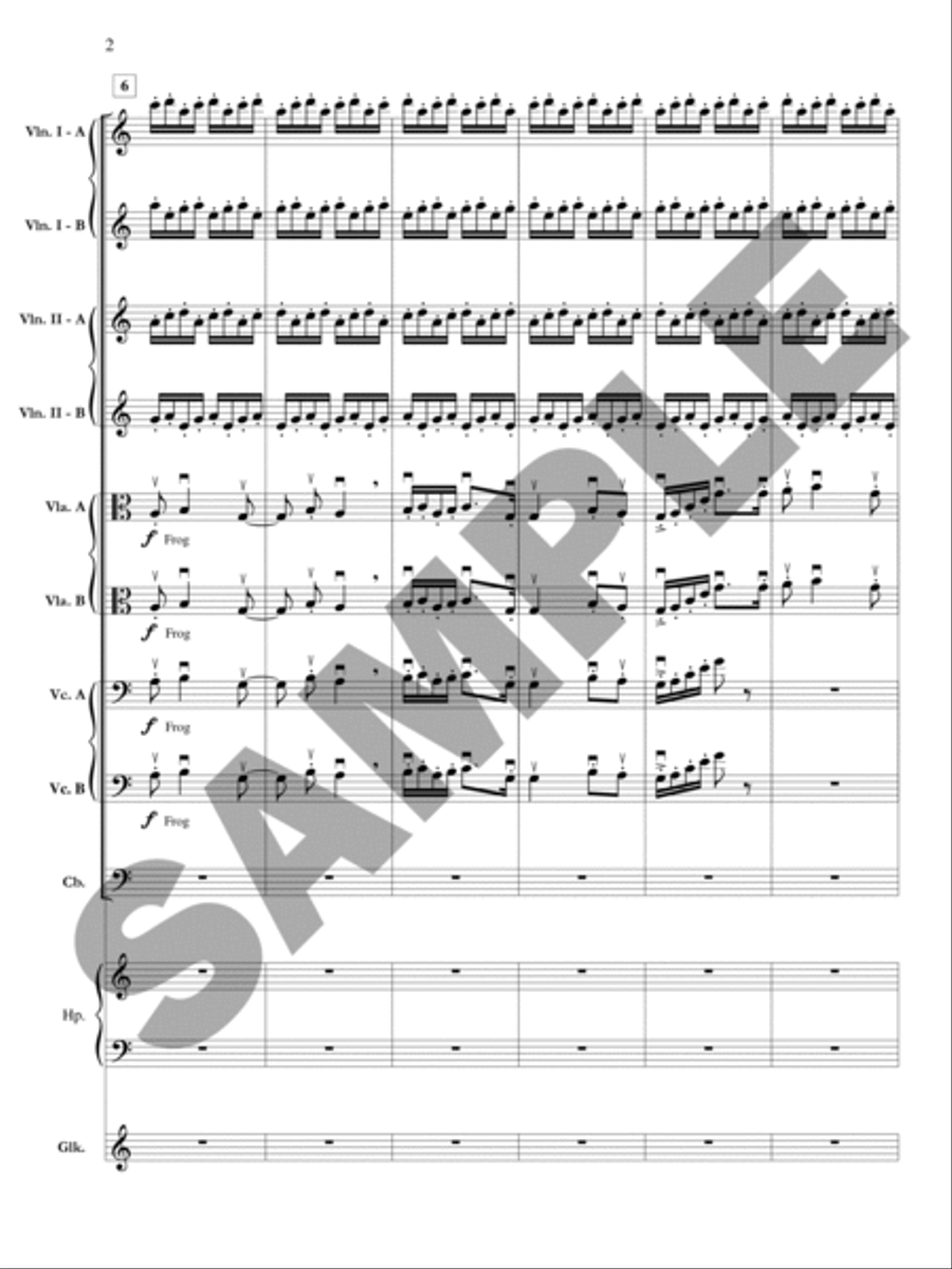 The Planets: Jupiter - Bringer of Jollity Orchestra scores gallery preview page 3