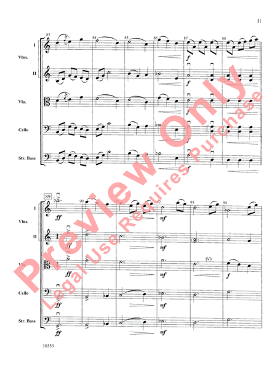 Legend String Orchestra scores gallery preview page 12