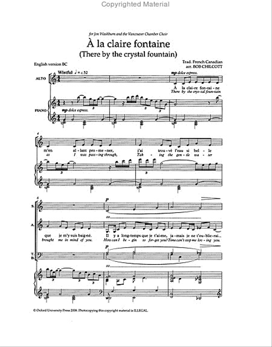 Jazz Folk Songs for Choirs 4-Part scores gallery preview page 2