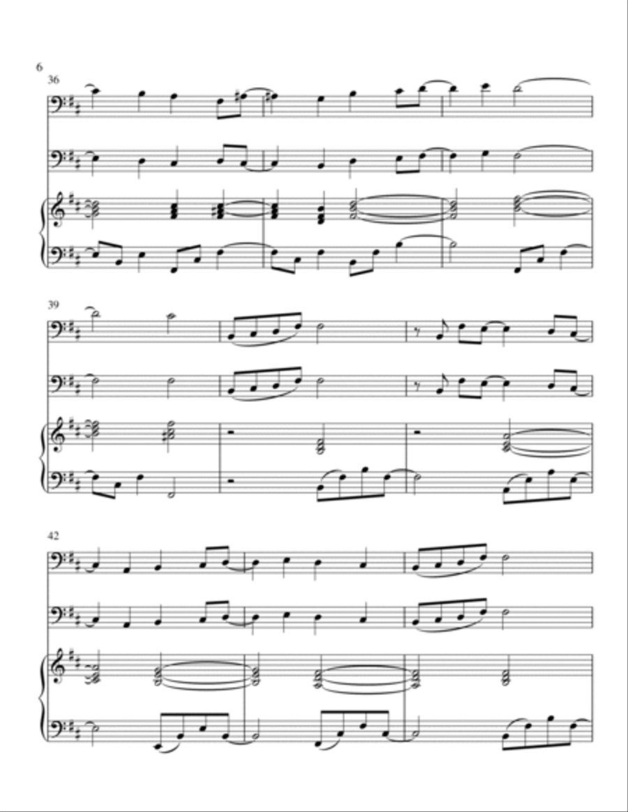 Mary, Did You Know? Small Ensemble scores gallery preview page 6