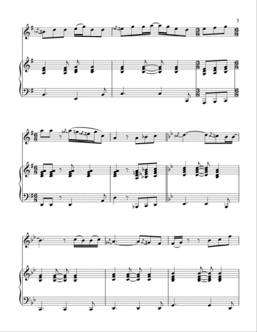 I Have Nothing Flute Solo scores gallery preview page 4