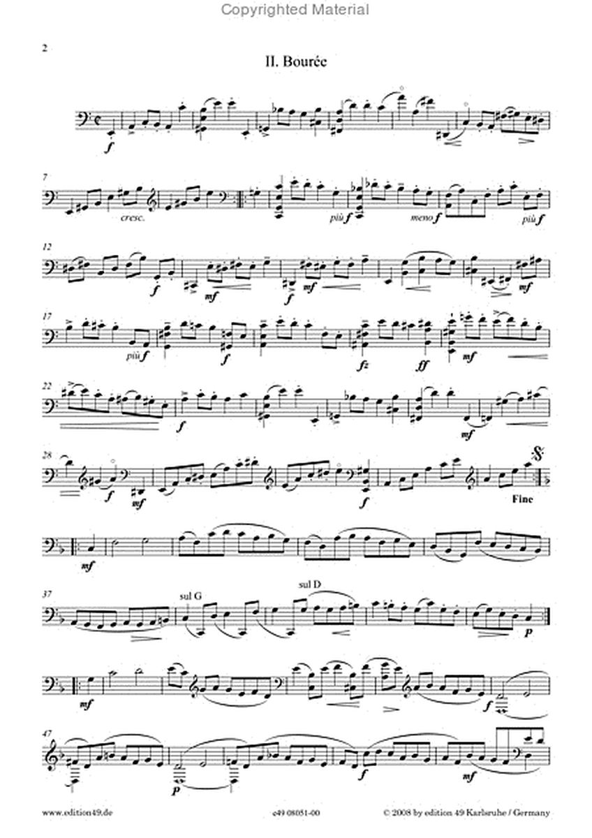 Suite a-moll (im alten Stil) fur Violoncello allein op.16b
