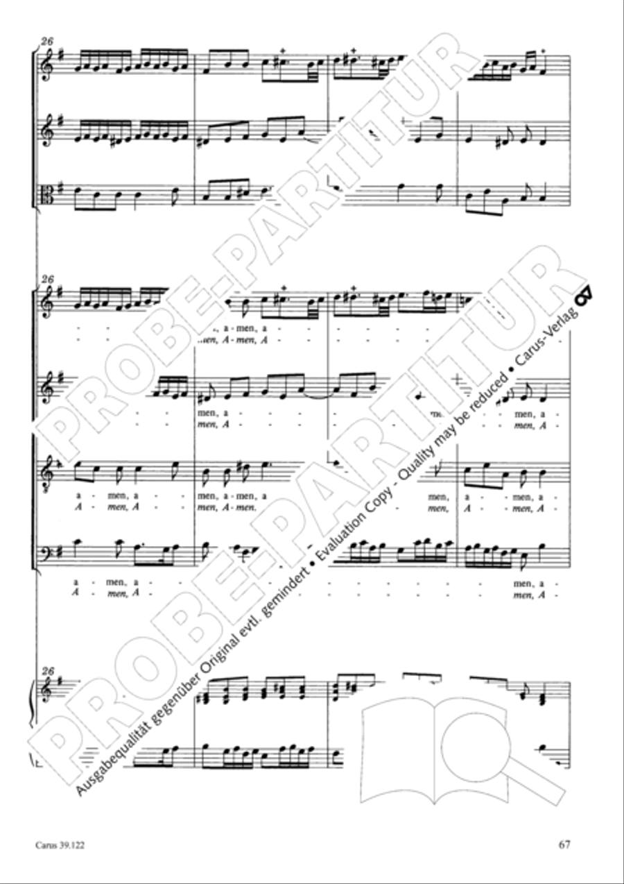 All my spirit exalts (With my spirit I praise the Lord) 4-Part scores gallery preview page 68