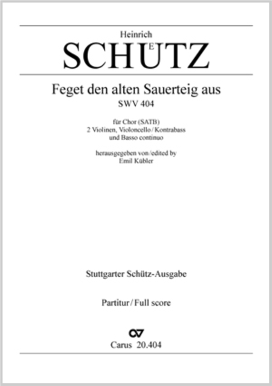 Feget den alten Sauerteig aus 4-Part scores gallery preview page 1