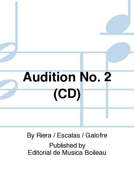 Audition No. 2 (CD)