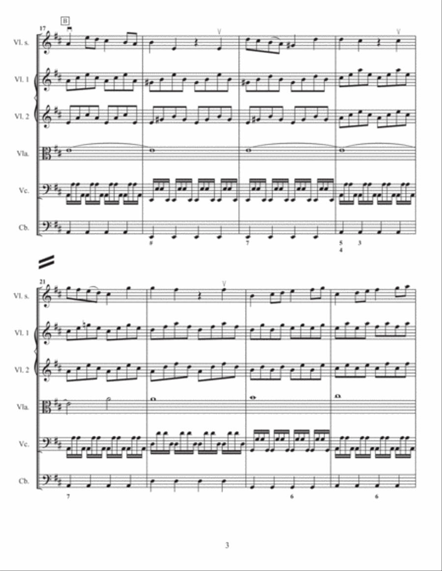 Largo from Winter (Sc. & parts) Chamber Music scores gallery preview page 5