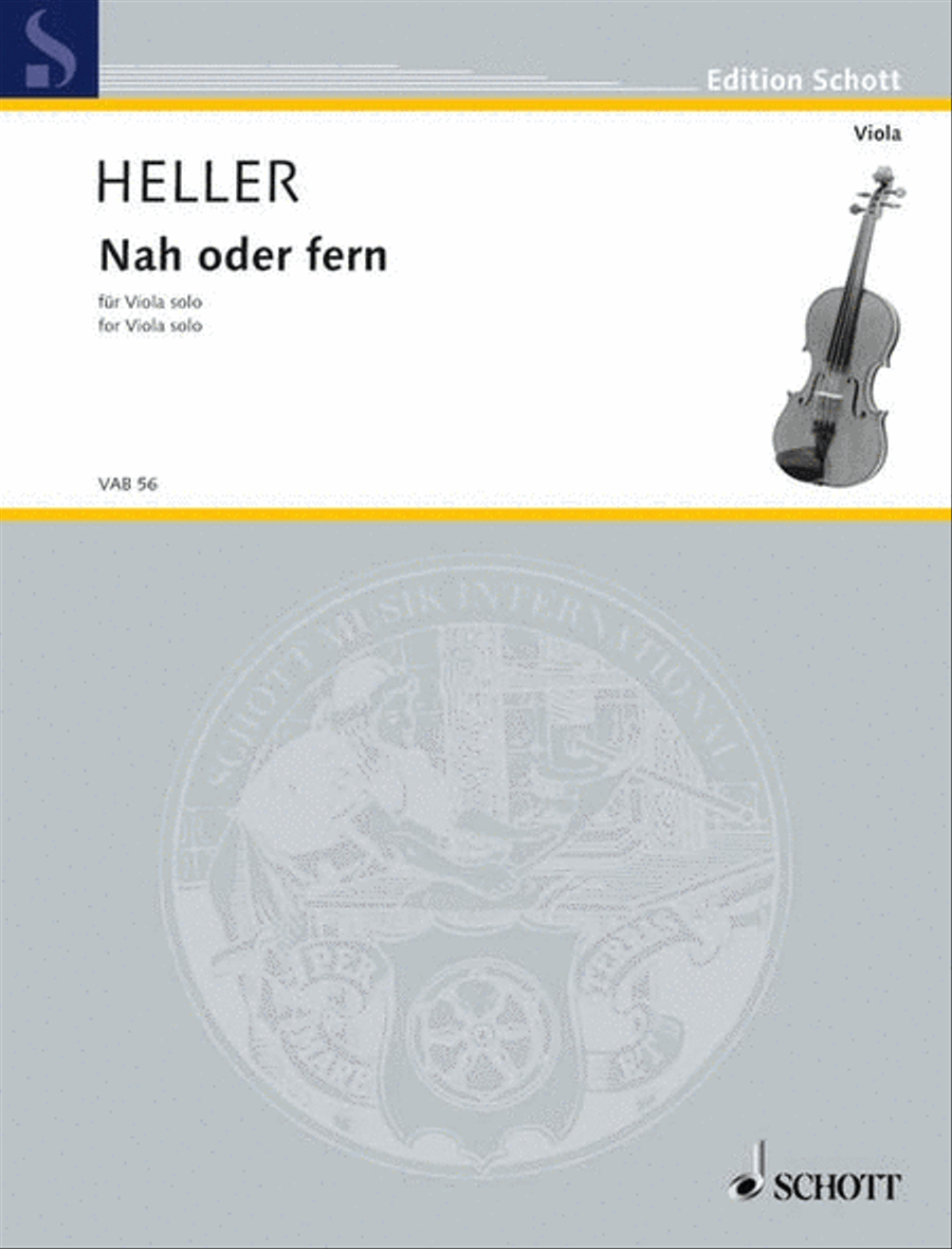 Nah oder fern Viola Solo scores gallery preview page 1