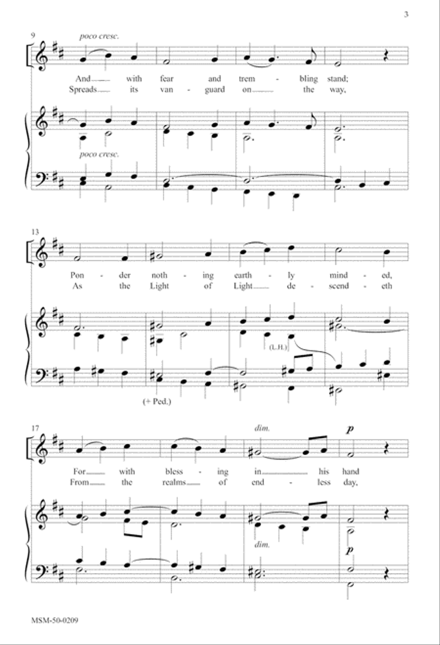 Let All Mortal Flesh Keep Silence 3-Part scores gallery preview page 2