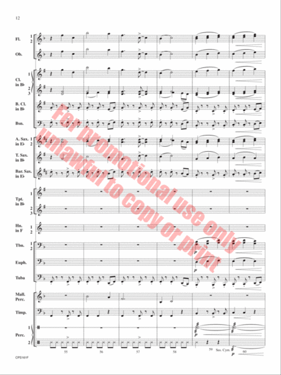 Thrive Concert Band scores gallery preview page 13