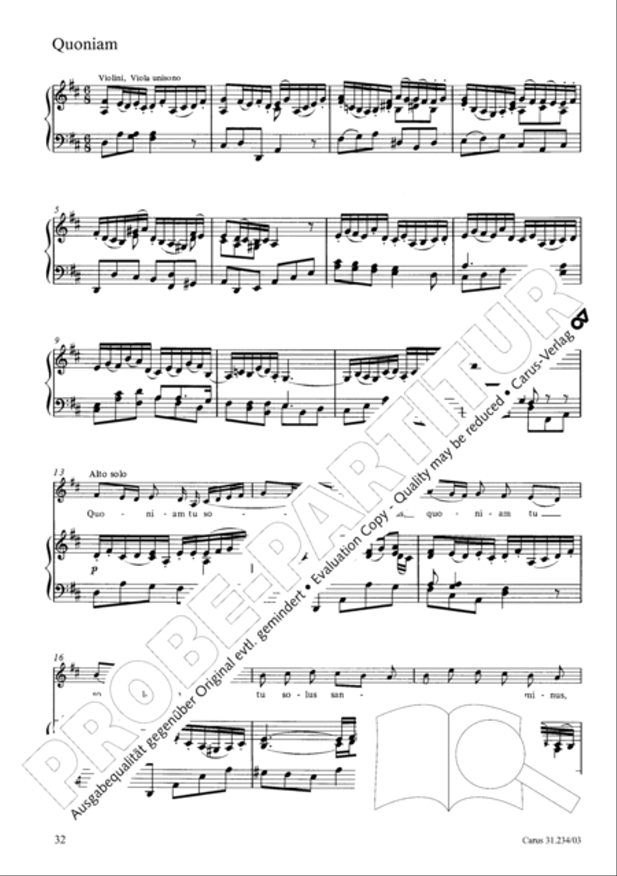 Mass in A major Mass in A major 4-Part scores gallery preview page 35