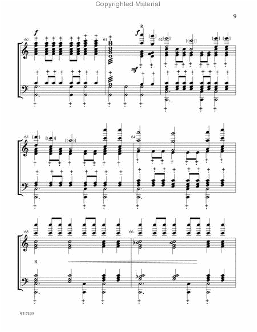 Beach Spring Stomp Handbell Choir scores gallery preview page 5