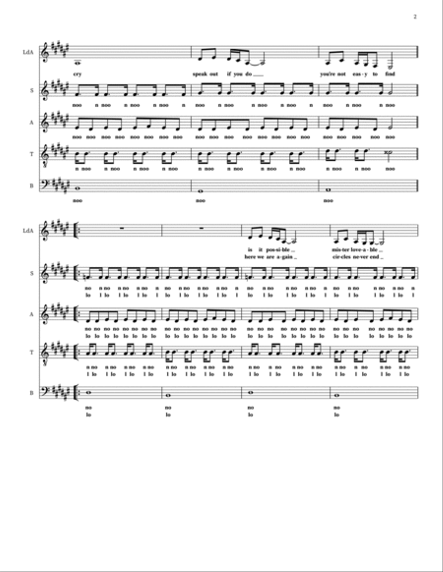Soulmate Choir scores gallery preview page 2
