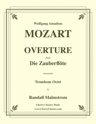 Book cover for Overture from the Magic Flute for Trombone Octet