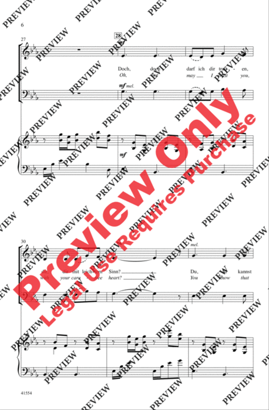 Du, Du Liegst Mir im Herzen 4-Part scores gallery preview page 6