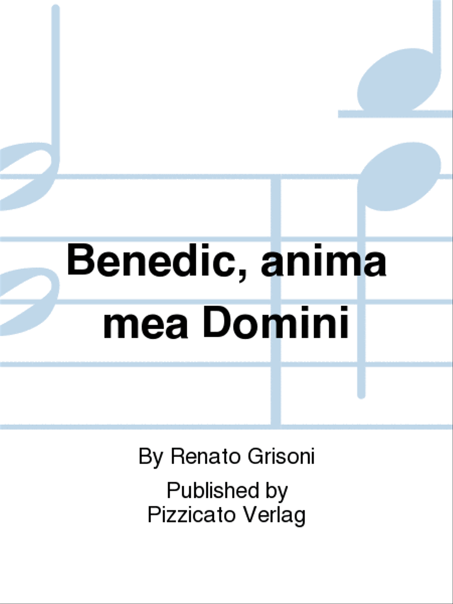 Benedic, anima mea Domini Score scores gallery preview page 1