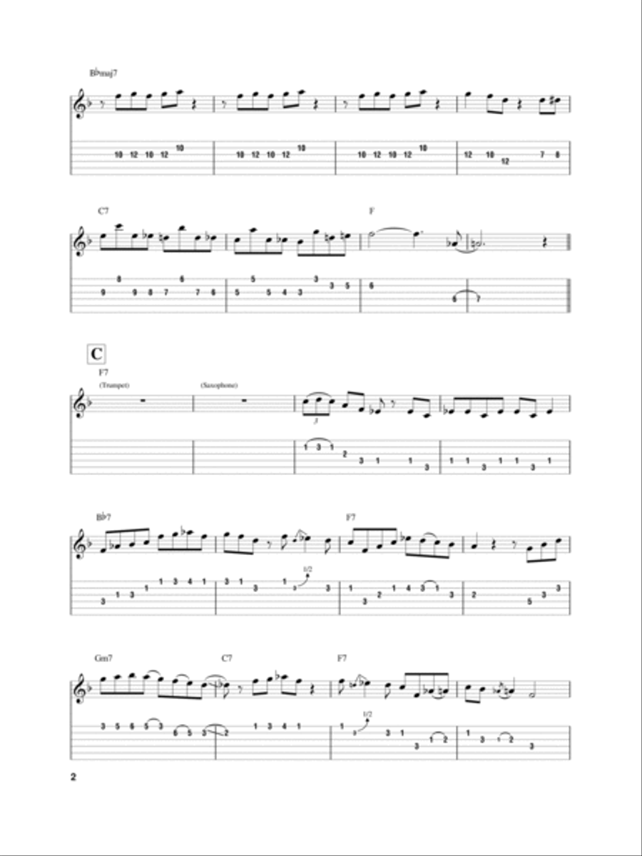 Royal Garden Blues Electric Guitar scores gallery preview page 2
