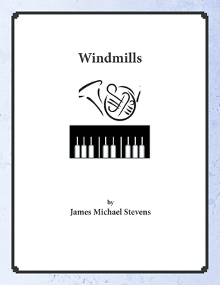 Book cover for Windmills - French Horn & Piano