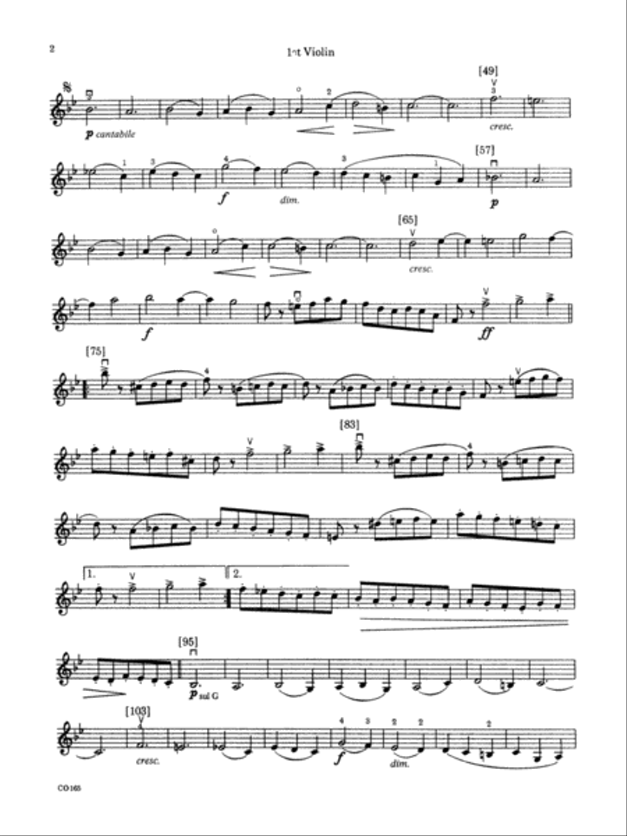 Sleeping Beauty (Waltz from the Ballet): 1st Violin Full Orchestra scores gallery preview page 2