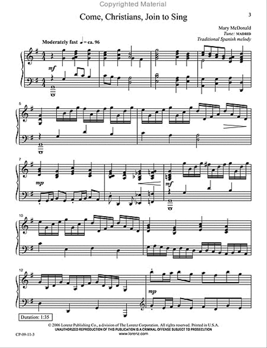 The Church Pianist's Library, Vol. 11 Piano Solo scores gallery preview page 2