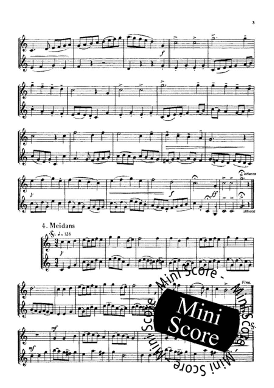 Little Partita B-Flat Instrument scores gallery preview page 5