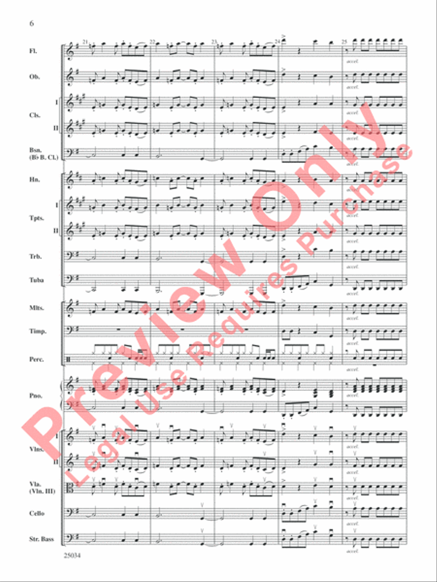 A Rockin' Halloween Full Orchestra scores gallery preview page 7