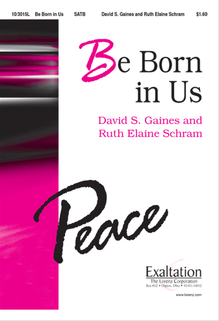 Be Born in Us Be Born in Us 4-Part scores gallery preview page 1