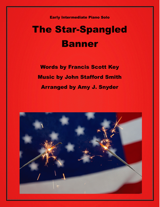 Book cover for The Star-Spangled Banner, (traditional) piano solo