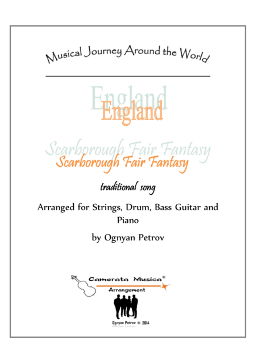 Scarborough Fair Fantasy Concert Band scores gallery preview page 1