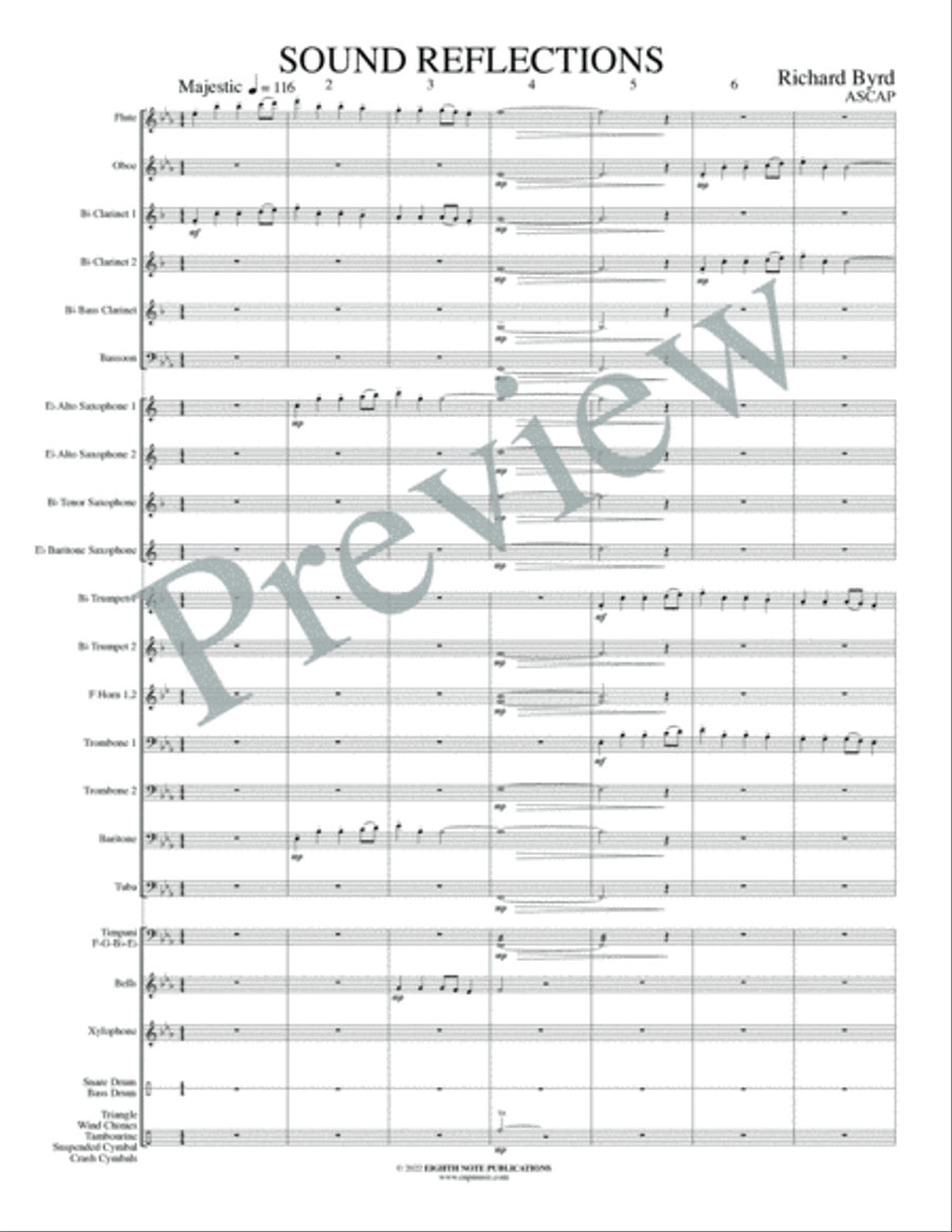 Sound Reflections Concert Band scores gallery preview page 4