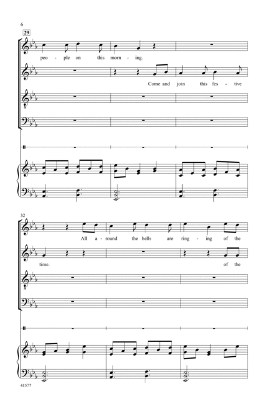 Hear the Bells Hear the Bells Choir scores gallery preview page 5