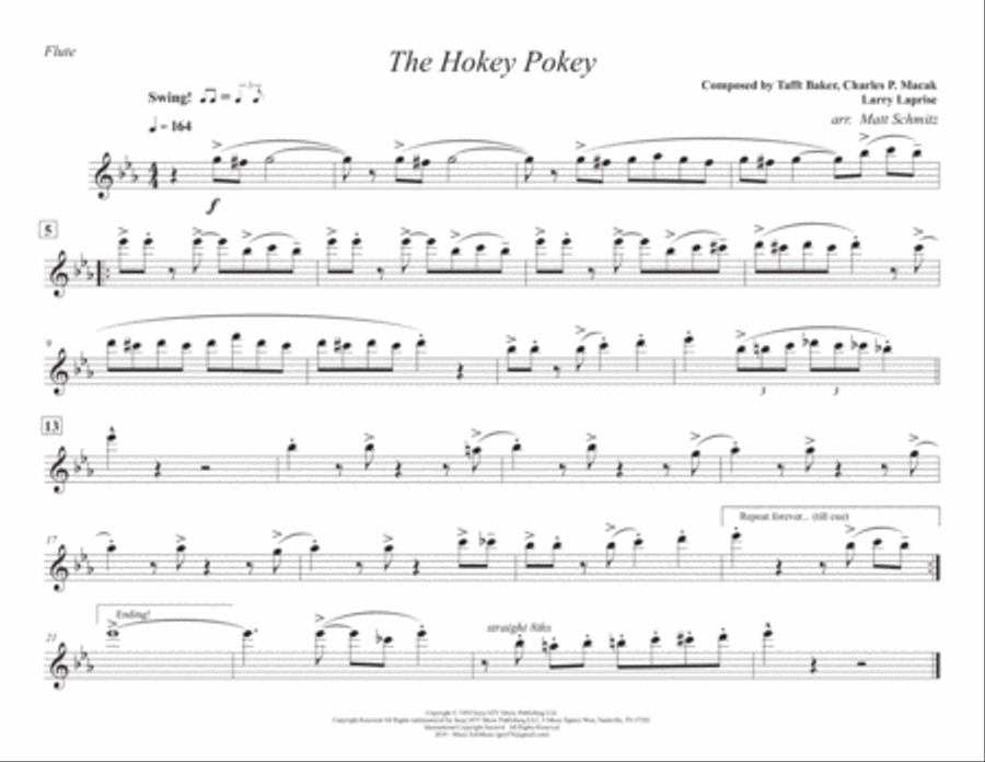 The Hokey Pokey The Hokey Pokey Small Ensemble scores gallery preview page 6