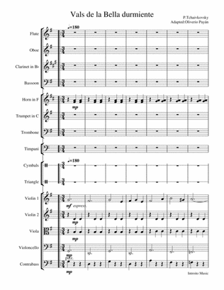 Sleeping Beauty Waltz for classical Orchestra