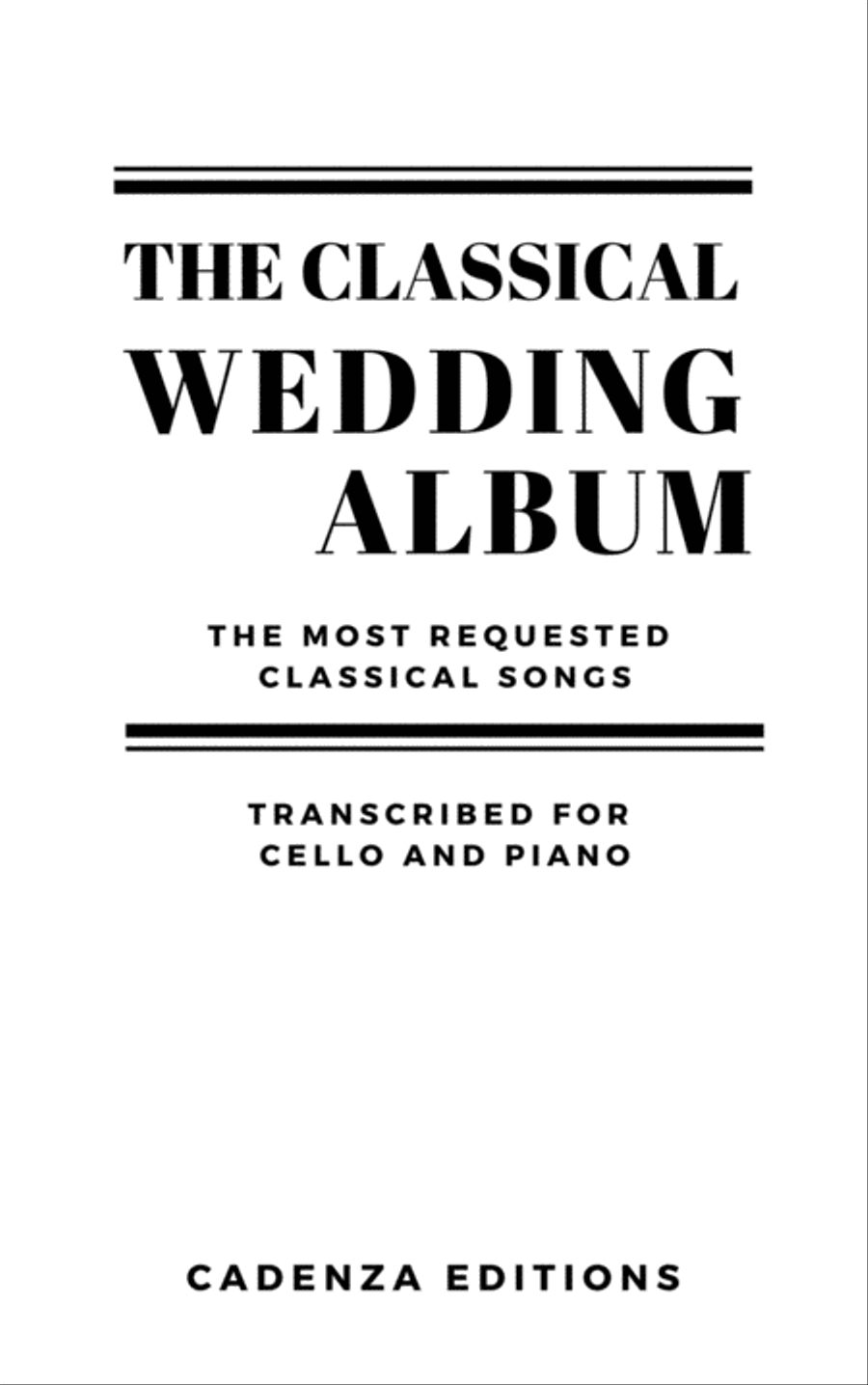 6 Wedding Songs for Cello and Piano Small Ensemble scores gallery preview page 2