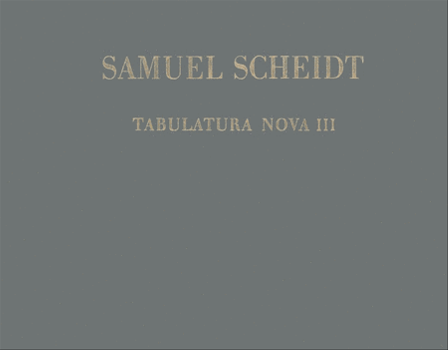 Complete Works of Samuel Scheidt