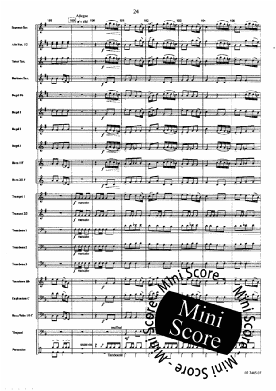 Telemark Fantasy Fanfare Band scores gallery preview page 30