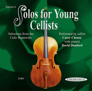 Book cover for Solos for Young Cellists, Volume 6