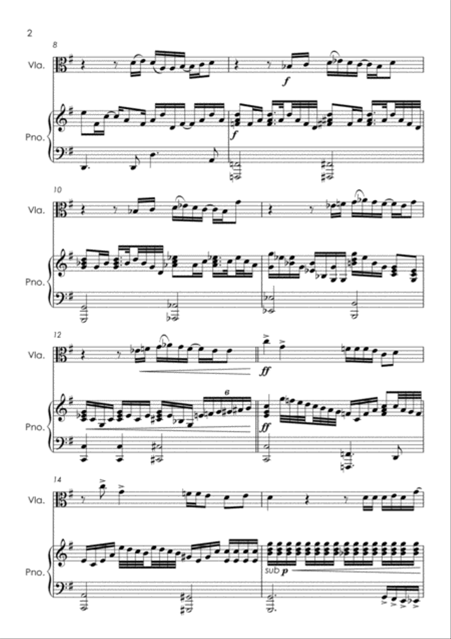 Life On Mars Viola scores gallery preview page 4