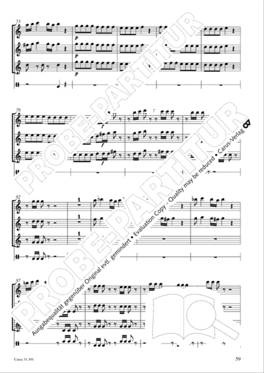 Bach for Brass 1: Cantatas I Voice scores gallery preview page 68