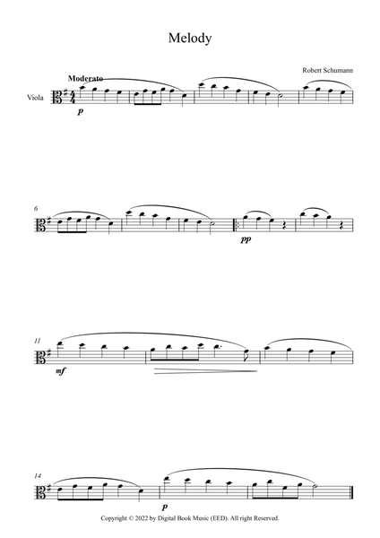 Melody - Robert Schumann (Viola)