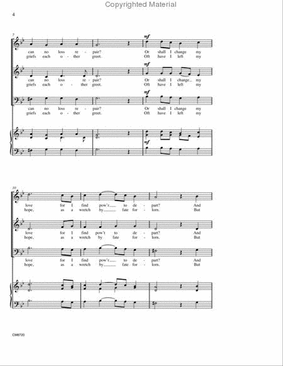 <br>Sheet music extract