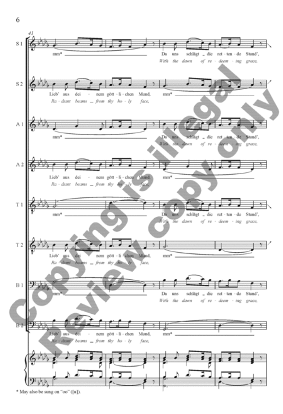 Stille Nacht (Silent Night) Divisi scores gallery preview page 12