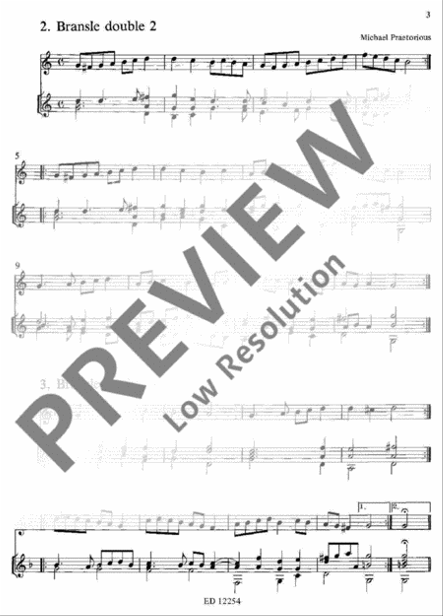 17 Dances Soprano Recorder scores gallery preview page 4