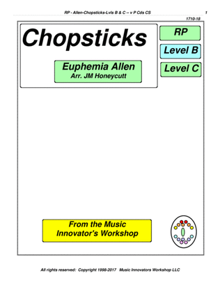 Chopsticks - (Key Map Tablature)